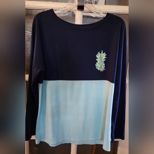 Lilly Pulitzer Women's Long Sleeve T-Shirt Pima Cotton Sz.L